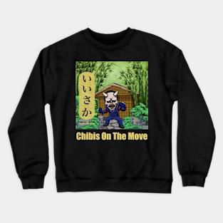 Hannya, Oni of the Forest (Ver. 1.0) - “Chibis On The Move” by iisakastation.com Crewneck Sweatshirt